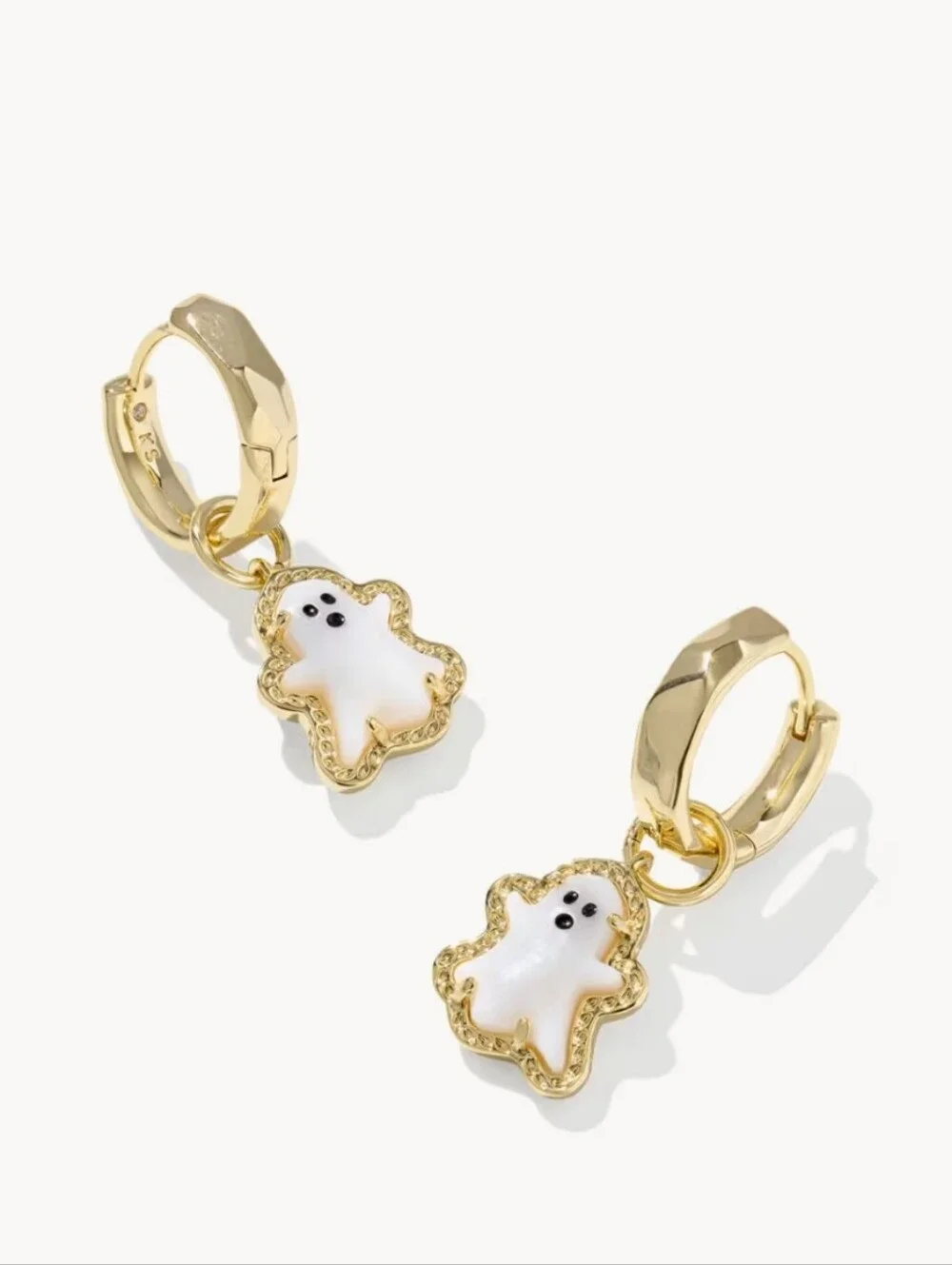 Kendra Scott Ghost Huggie Earrings